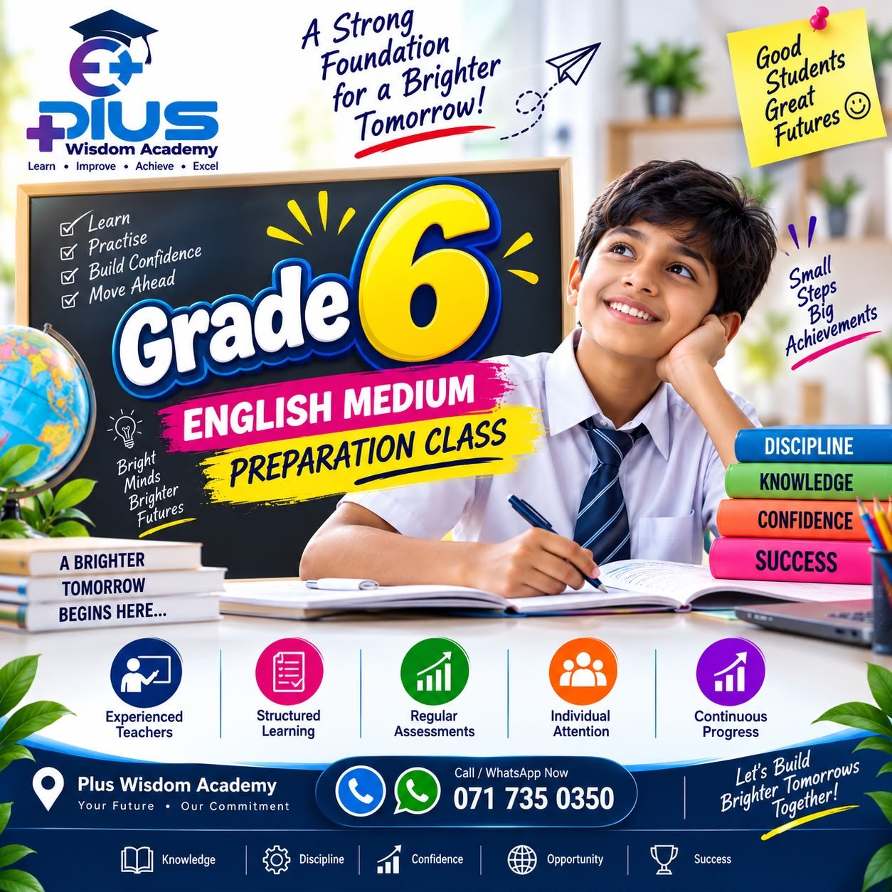 Grade 6 - English Medium Preparation class